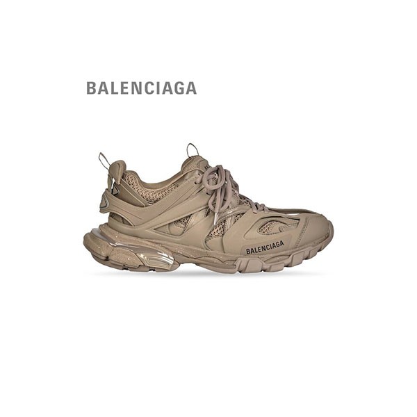 forvisning hvor ofte Decimal billigere replika Balenciaga Genbrugssneaker-sneaker til kvinder i beige,  falsk rabat Balenciaga sko